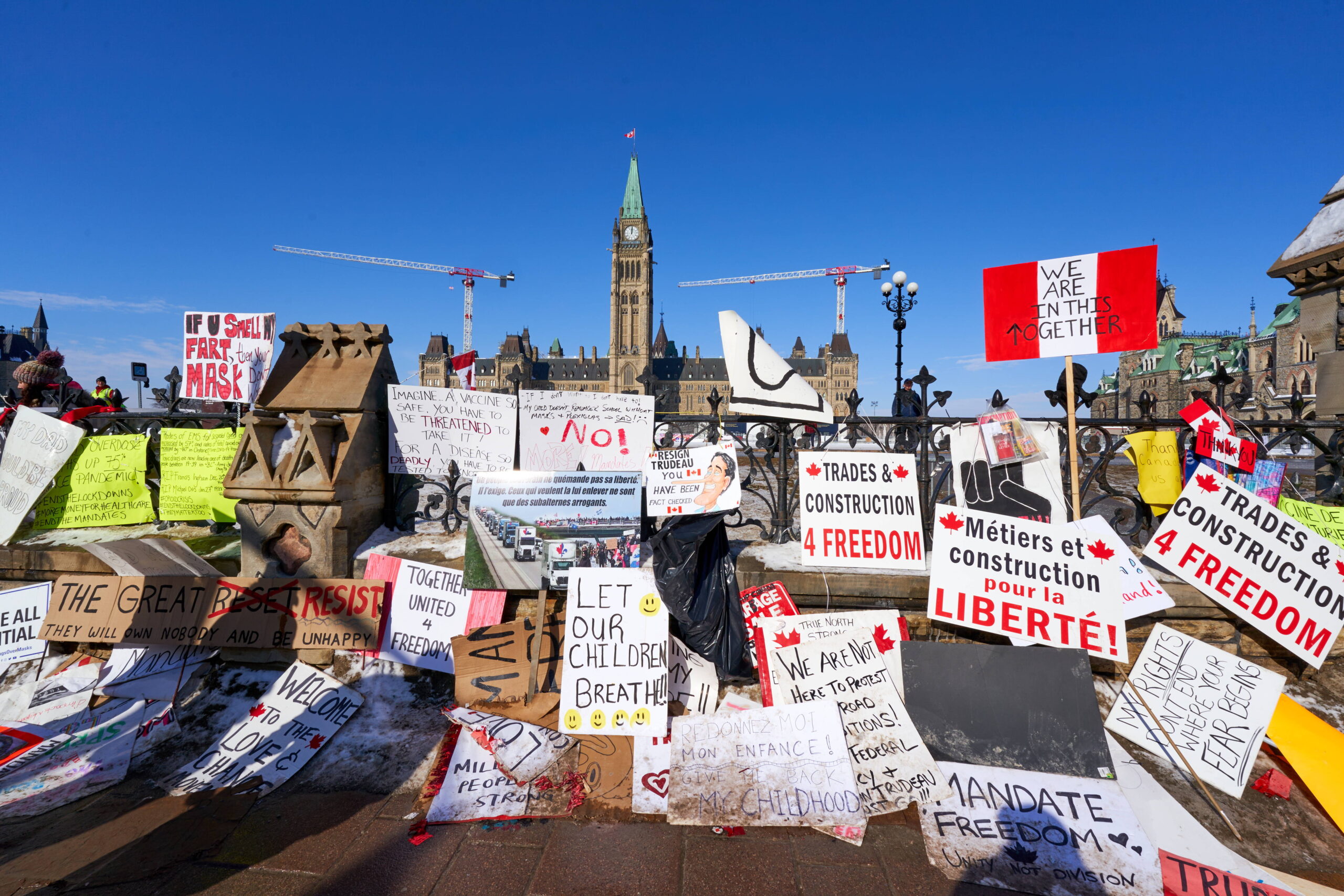 Truckers protest in Ottawa